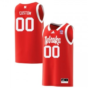 Cornhuskers Custom #00 Red NCAA Jersey - Premium Men Basketball 40102836