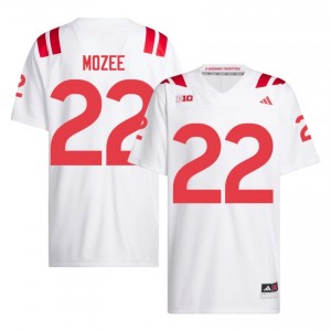 Authentic Stitched Isaiah Mozee Nebraska #22 White Men High School Football 2026-27 Jersey 27361437