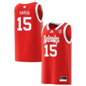 Huskers Jared Garcia #15 Red University Jersey - Premium Men Basketball 32410393