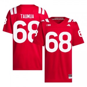 Preston Taumua #68 Nebraska Cornhuskers Scarlet Men Football College Jersey 2026-2027 Stitched 88441622