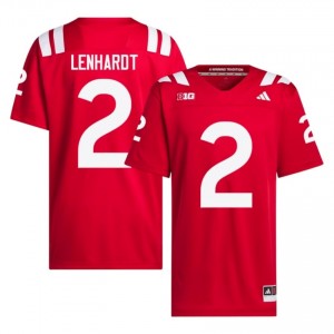 Cameron Lenhardt NU Huskers #2 University Football Jersey 2026-27 Men Scarlet Adidas Swingman 47223499