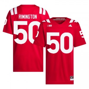 Dave Rimington #50 Nebraska Huskers Scarlet Men Football College Jersey 2026-2027 Stitched 51816510