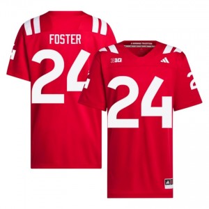 Nebraska Cornhuskers Dexter Foster #24 Scarlet Men Football Gameday Jersey Officially Licensed NCAA 87692229