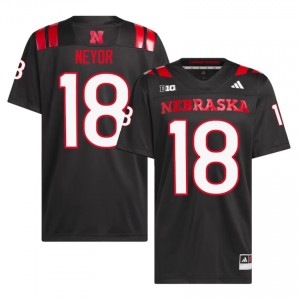 Nebraska Huskers Isaiah Neyor #18 Black Men Football Gameday Jersey Officially Licensed NCAA 54099551