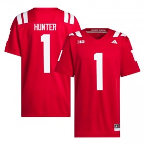 Nyziah Hunter #1 Nebraska Cornhuskers Scarlet Men Football College Jersey 2026-2027 Stitched 73551184