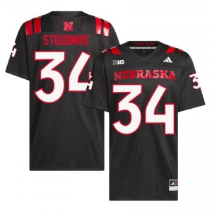 Owen Stoudmire Nebraska Cornhuskers #34 University Football Jersey 2026-27 Men Black Adidas Swingman 76807022