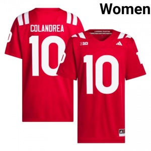 Anthony Colandrea #10 Nebraska Cornhuskers Scarlet Women Football College Jersey 2026-2027 Stitched 23658684