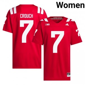 Nebraska Cornhuskers Eric Crouch #7 Scarlet Women Football Gameday Jersey Officially Licensed NCAA 46705123