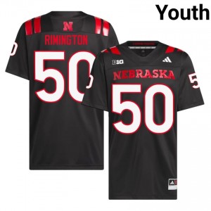 Dave Rimington Nebraska Huskers #50 University Football Jersey 2026-27 Youth Black Adidas Swingman 77397983