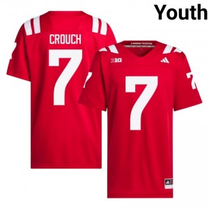 Cornhuskers Eric Crouch #7 Scarlet NCAA Jersey - Premium Youth Football 67475763
